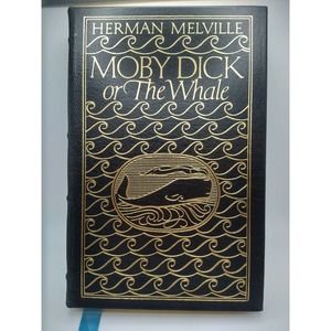 1977 MOBY DICK OR THE WHALE Herman Melville Leather Hardcover Collectors Edition
